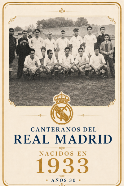 Canteranos Real Madrid nacidos en 1933