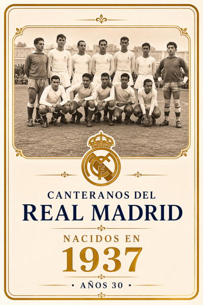 Canteranos Real Madrid nacidos en 1937