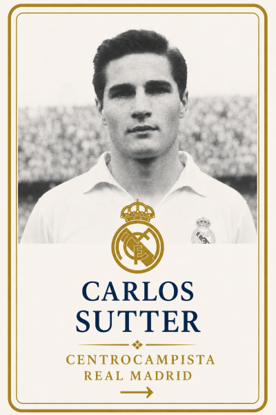 Carlos Sutter centrocampista Real Madrid