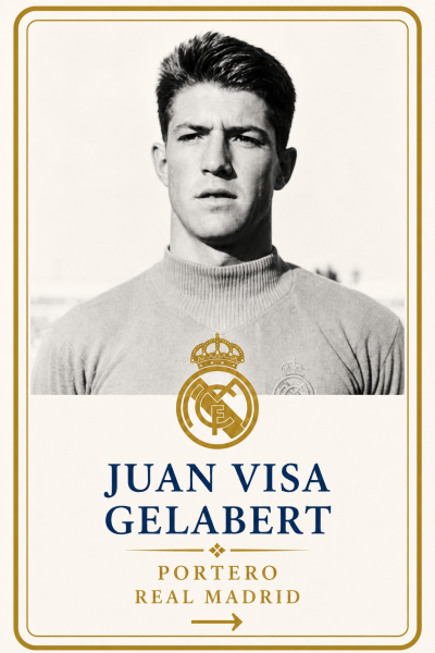 Juan Visa Gelabert portero Real Madrid