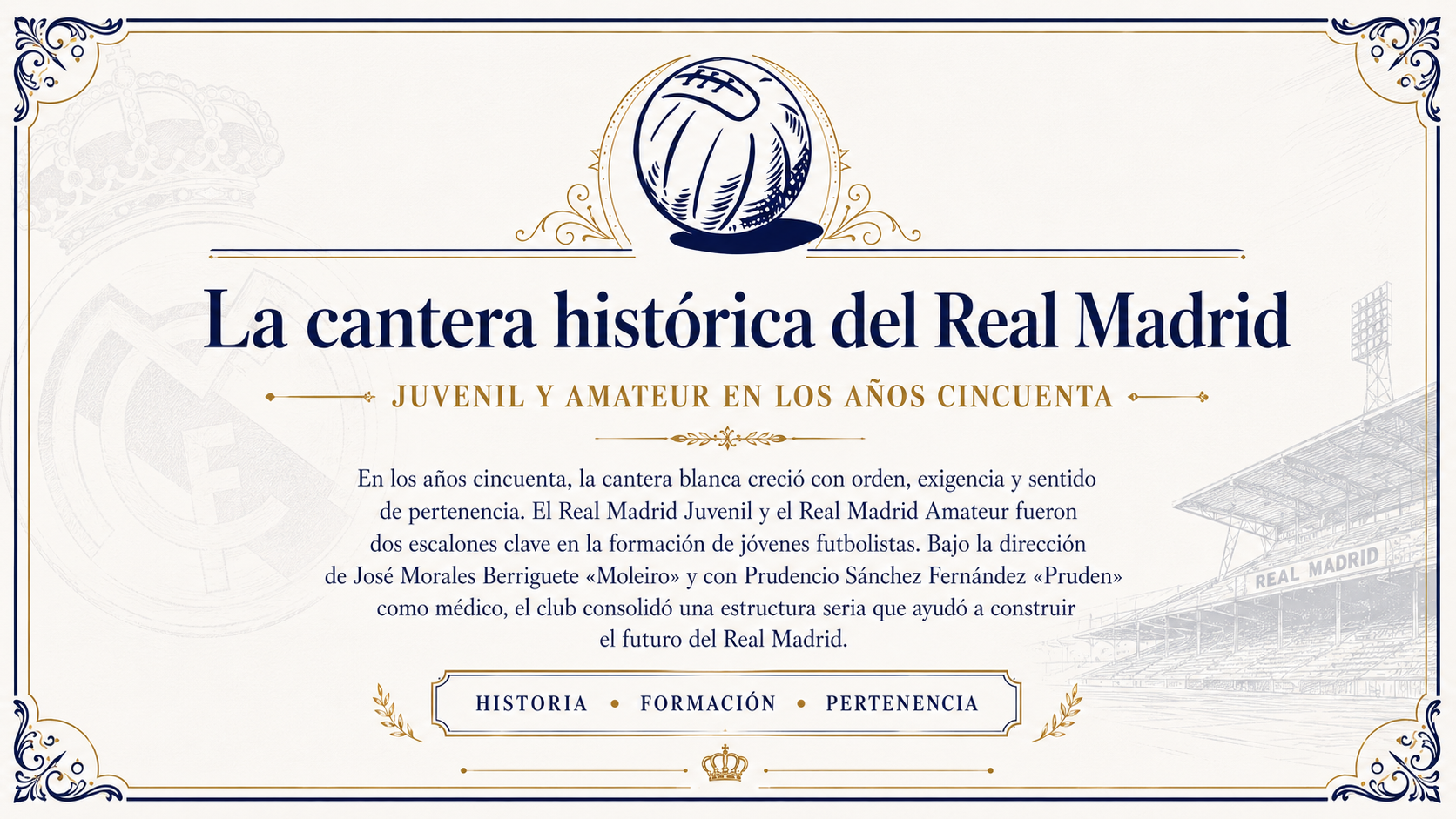 La cantera blanca como escuela de carácter