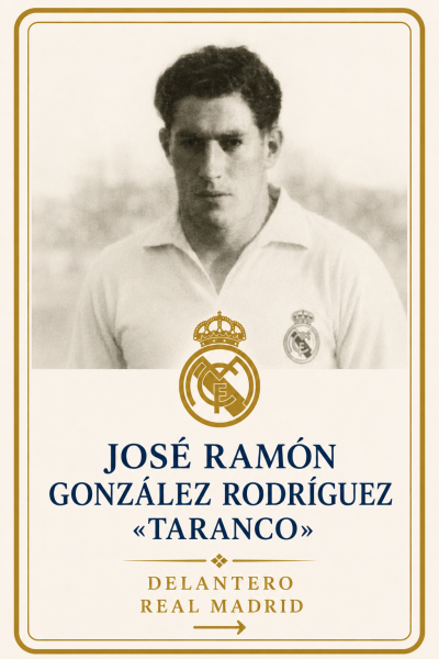 José Ramón González Rodríguez Taranco delantero Real Madrid