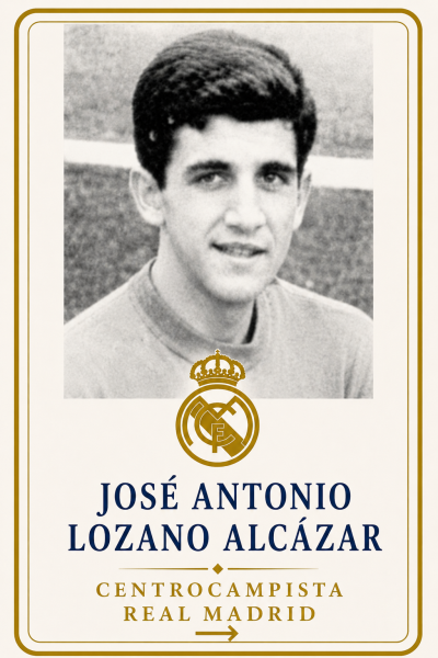 José Antonio Lozano Alcázar centrocampista Real Madrid
