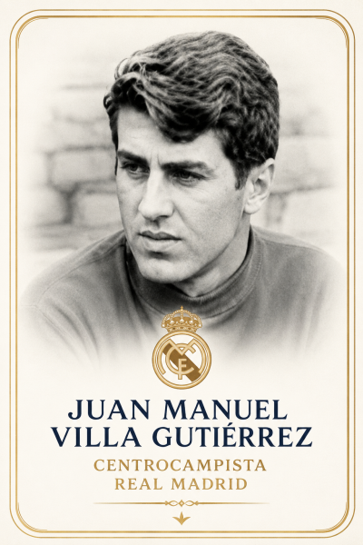 Juan Manuel Villa Gutiérrez centrocampista Real Madrid