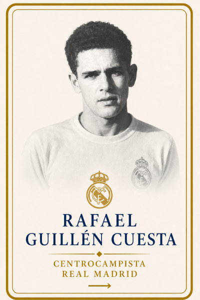 Rafael Guillén Cuesta centrocampista Real Madrid