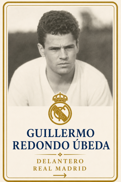 Guillermo Redondo Úbeda delantero Real Madrid