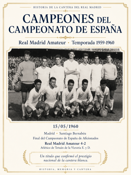Campeonato de España de Aficionados cantera Real Madrid
