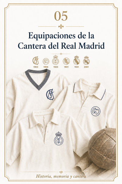 Equipaciones cantera Real Madrid