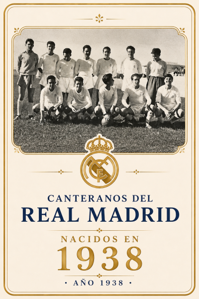 Canteranos Real Madrid nacidos en 1938