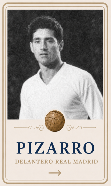 Pizarro delantero del Real Madrid