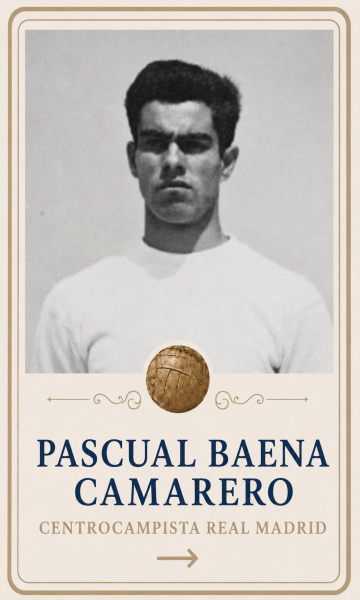 Pascual Baena Camarero centrocampista del Real Madrid