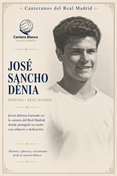 José Sancho Dénia defensa del Real Madrid