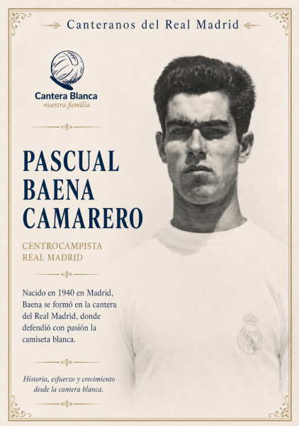 Pascual Baena Camarero centrocampista del Real Madrid