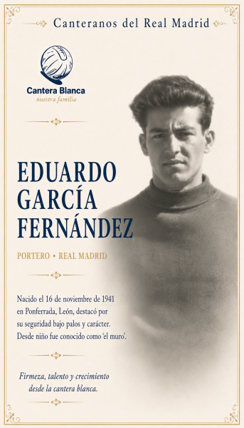 Eduardo García Fernández portero del Real Madrid