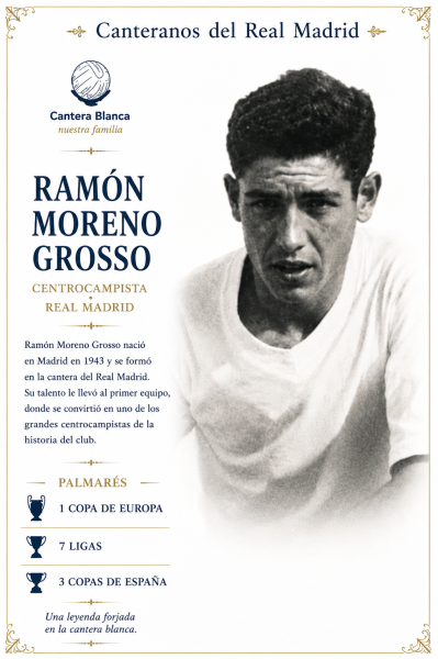 Ramón Moreno Grosso centrocampista del Real Madrid