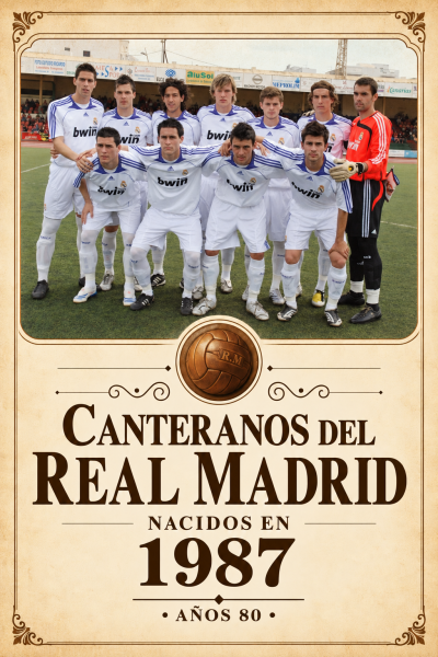 Canteranos del Real Madrid nacidos en 1987
