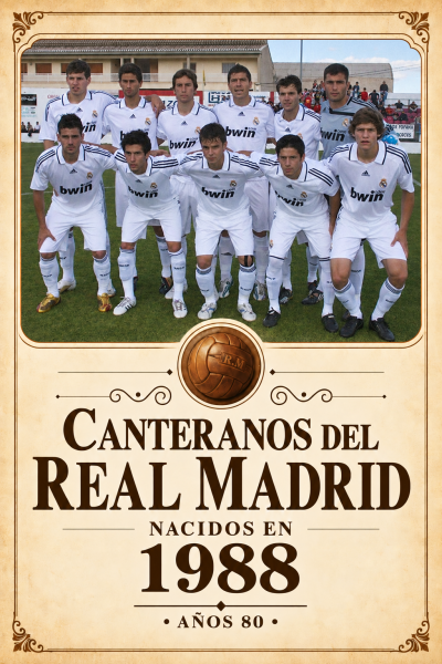 Canteranos del Real Madrid nacidos en 1988