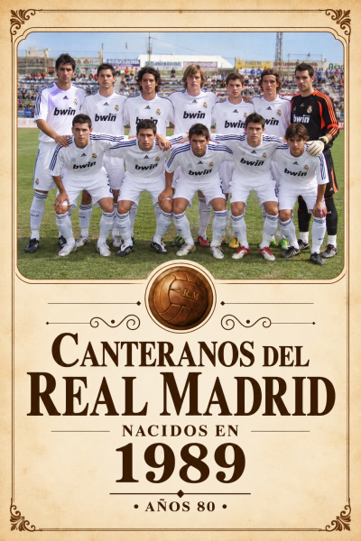Canteranos del Real Madrid nacidos en 1989