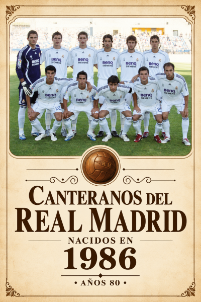 Canteranos del Real Madrid nacidos en 1986