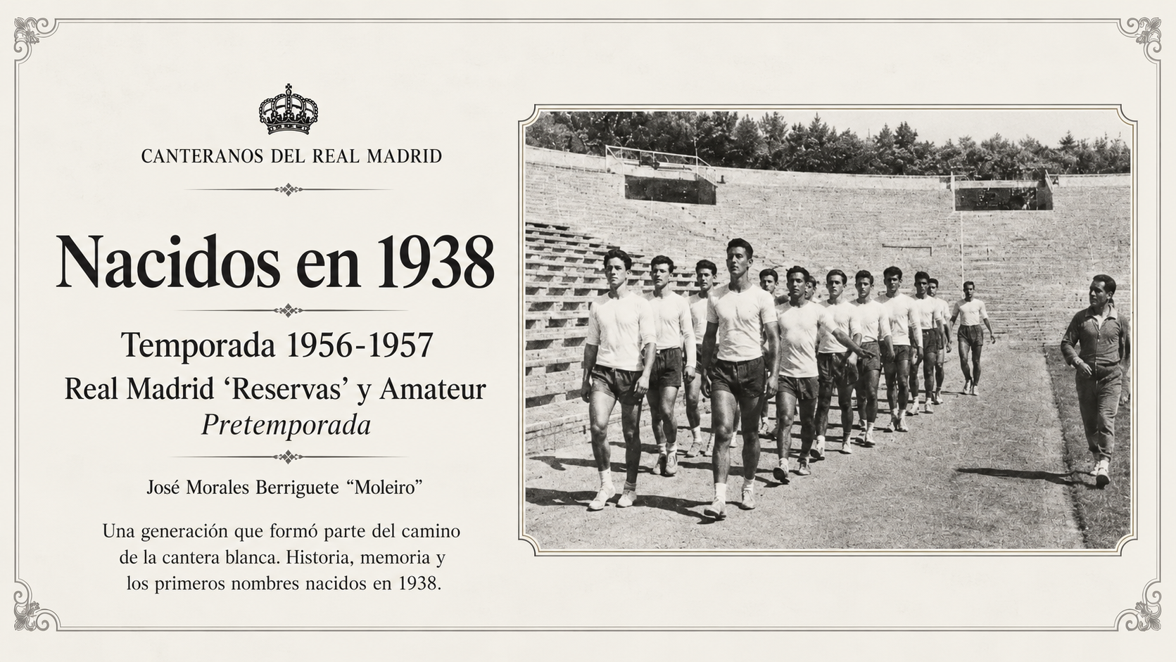 Canteranos del Real Madrid generación de 1938