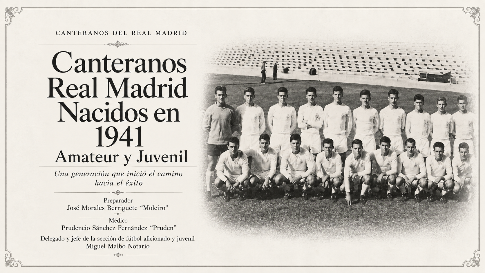 Canteranos del Real Madrid generación de 1941