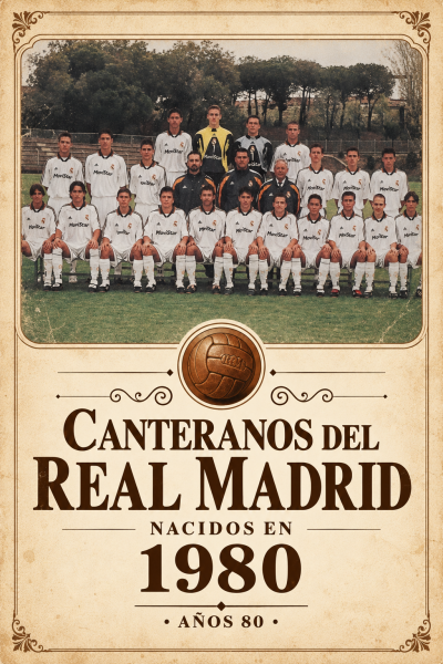 Canteranos del Real Madrid nacidos en 1980