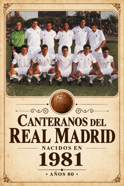 Canteranos del Real Madrid nacidos en 1981