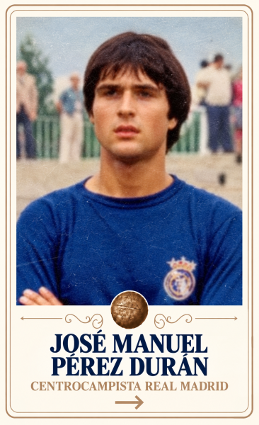 José Manuel Pérez Durán centrocampista Real Madrid