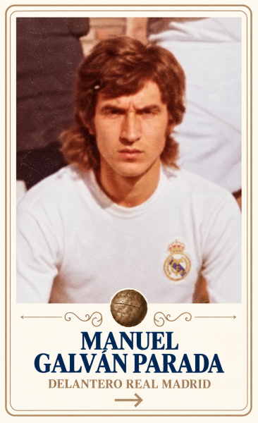 Manuel Galván Parada delantero Real Madrid