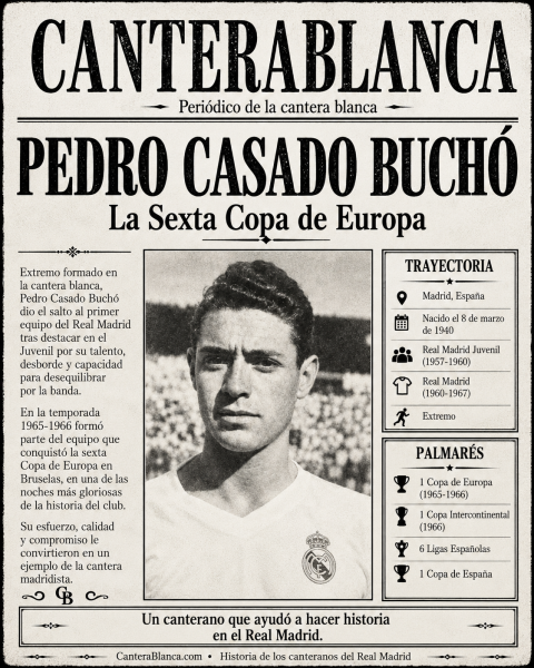 Pedro Casado y la sexta Copa de Europa