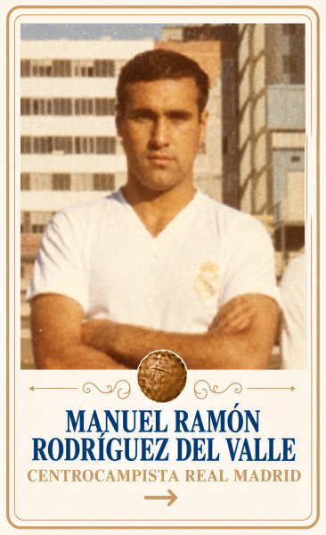Manuel Ramón Rodríguez del Valle centrocampista Real Madrid