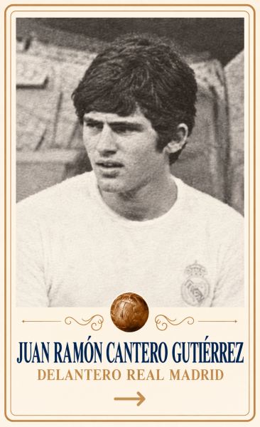 Juan Ramón Cantero Gutiérrez delantero Real Madrid