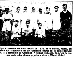Canteranos del Real Madrid Categoría Amateur Temporada 1935-36